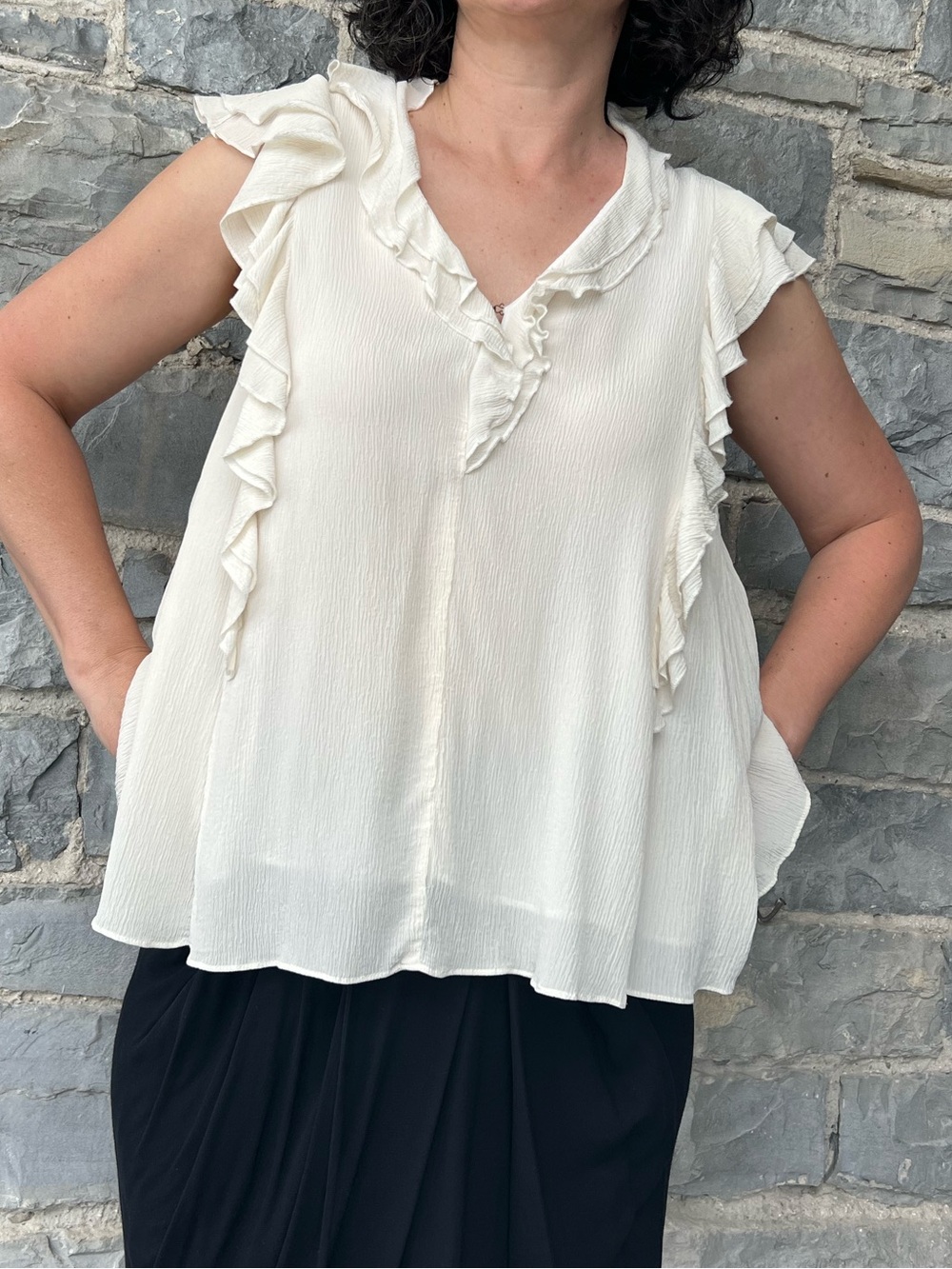 Apiece Apart Silk Sleeveless Top